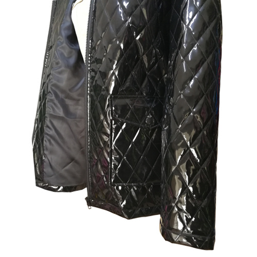 PU Leather Raincoat Rainwear for Women