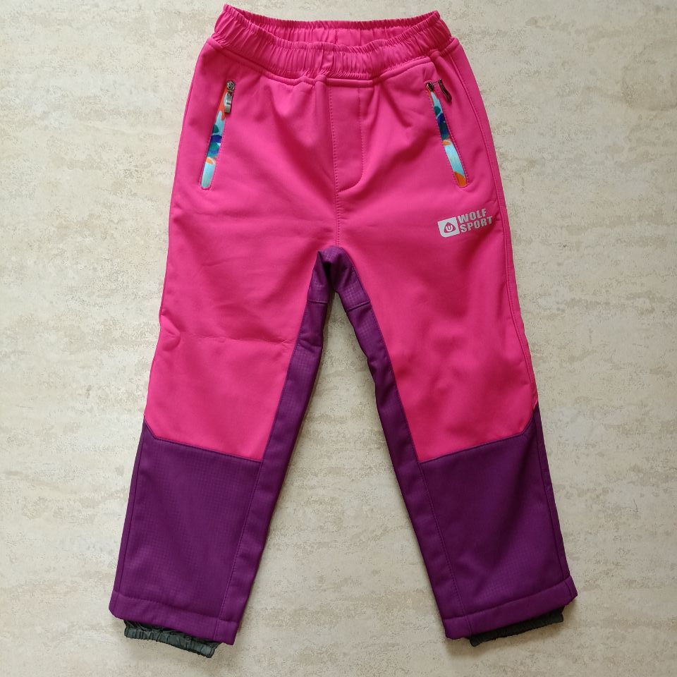 Kids Hiking Pants Softshell Climbing Pants Waterproof Hiking Trousers