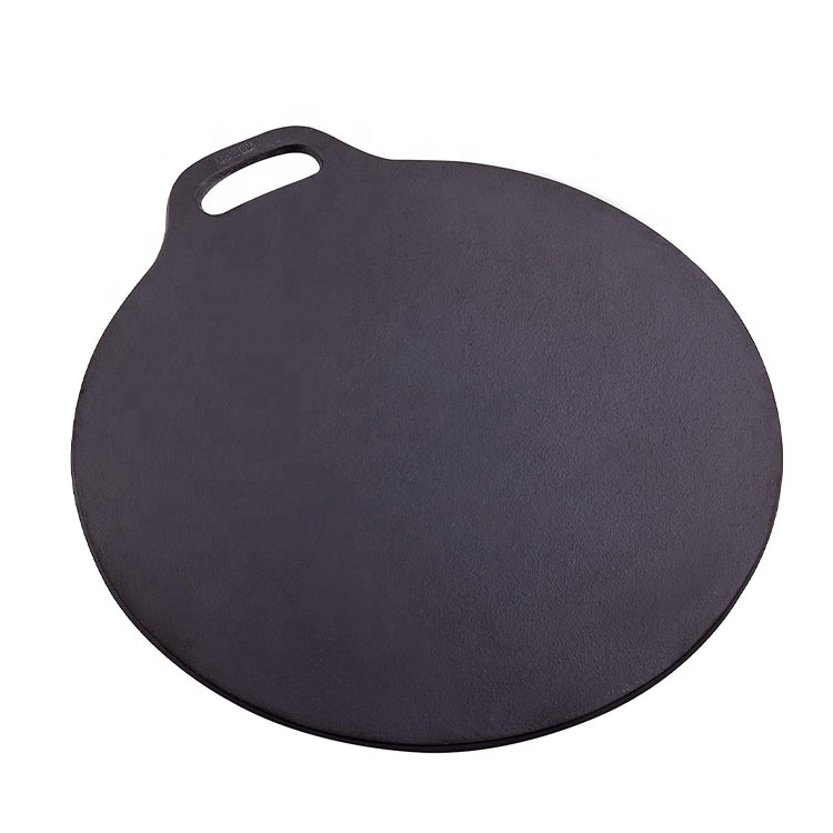 12 Inch Cast Iron Dosa Pan Pizza Pan Crepe Pan Pre-seasoned Dosa Tawa Roti Tawa Budare