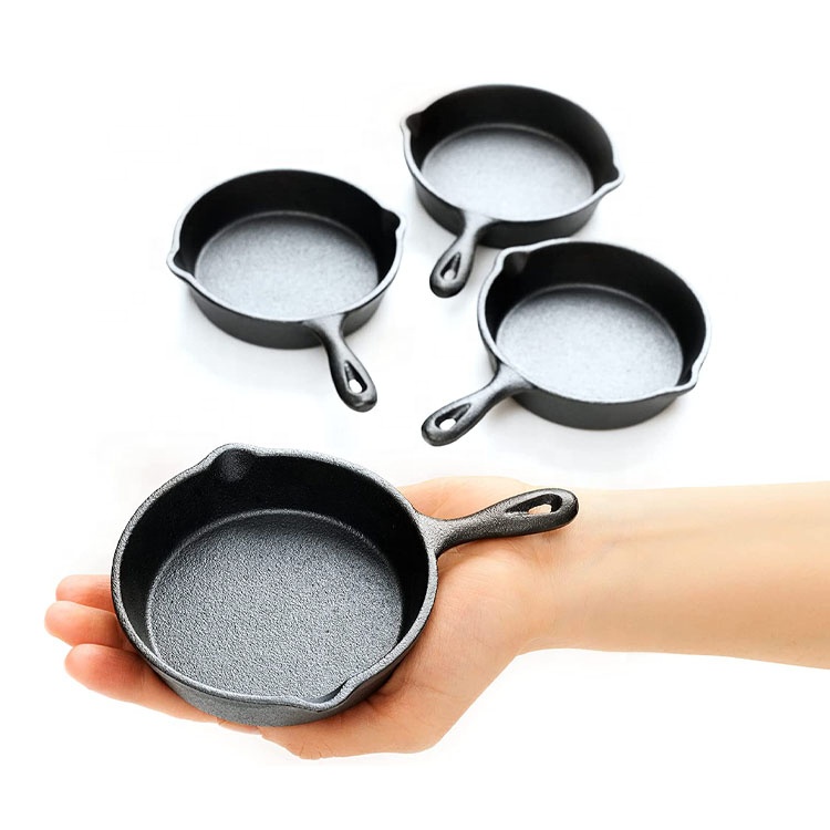 Mini Cookware Pan Cast Iron Mini Pan Pre-seasoned Cookware Cast Iron Mini Skillet With Handle