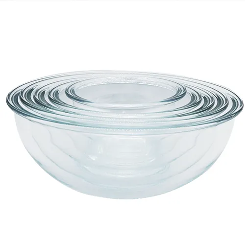Heat Resistant Glass Multi-function Mixing Bowl with PP Lid