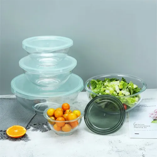 Glass Mixing Bowl Set