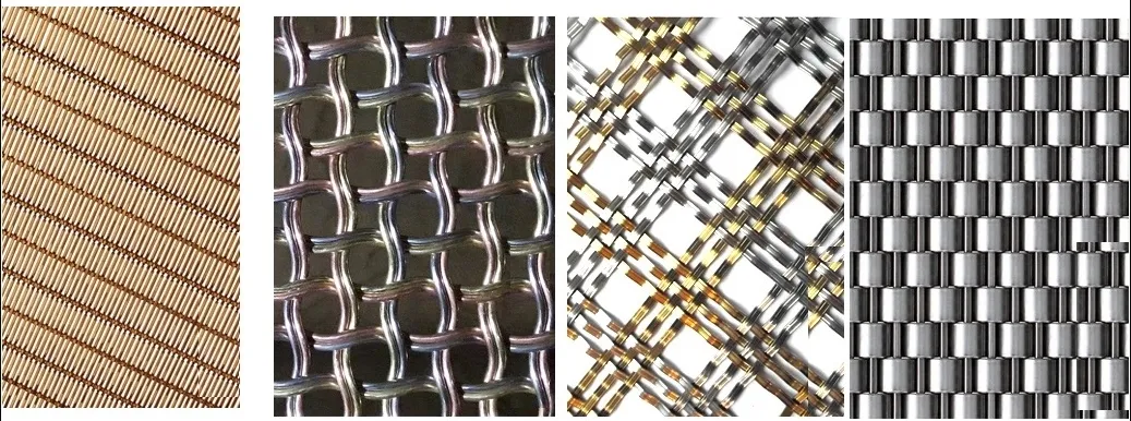 cheap deco mesh Gold Spiral Mesh Metal Room Divider Curtain / Decorative Mesh