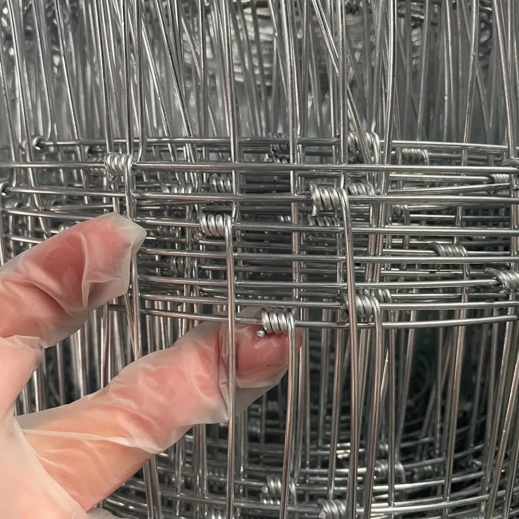 Wholesale Hot Sale Cheap Galvanized Sheep Livestock Wire Mesh Rolls Security Farm/Horse Cattle Field Fence for Fixed Knot/Deer/Game
