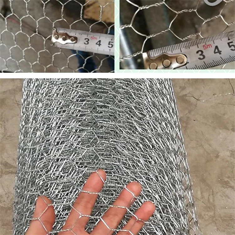 pvc chicken mesh price Hot Sale Galvanized 60 80mm Steel Cheap Chicken Netting Fence Farm Triple Twist PVC Coated Hexagonal Wire Mesh