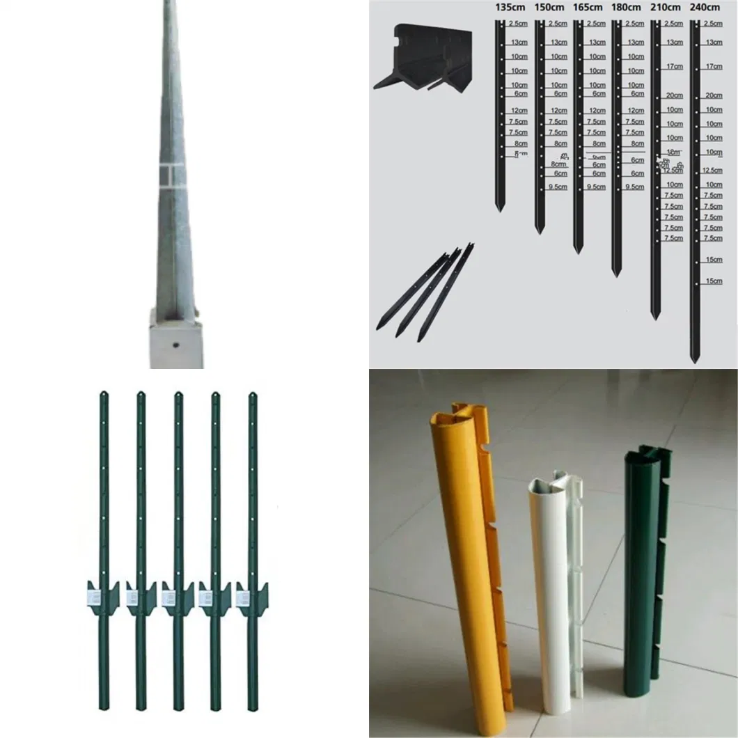 Y Shaped Star Picket Galvanized Steel Fence Post Y Post Black