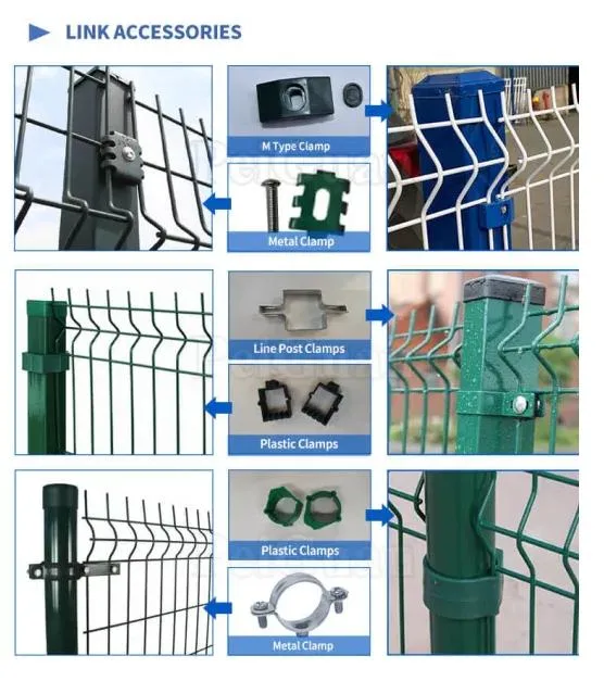 galvanised steel mesh panels Commercial Galvanized Steel 3D Curved Welded Wire Mesh Fence Playground Fence Panel