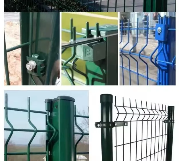 Commercial Galvanized Steel 3D Curved Welded Wire Mesh Fence Playground Fence Panel
