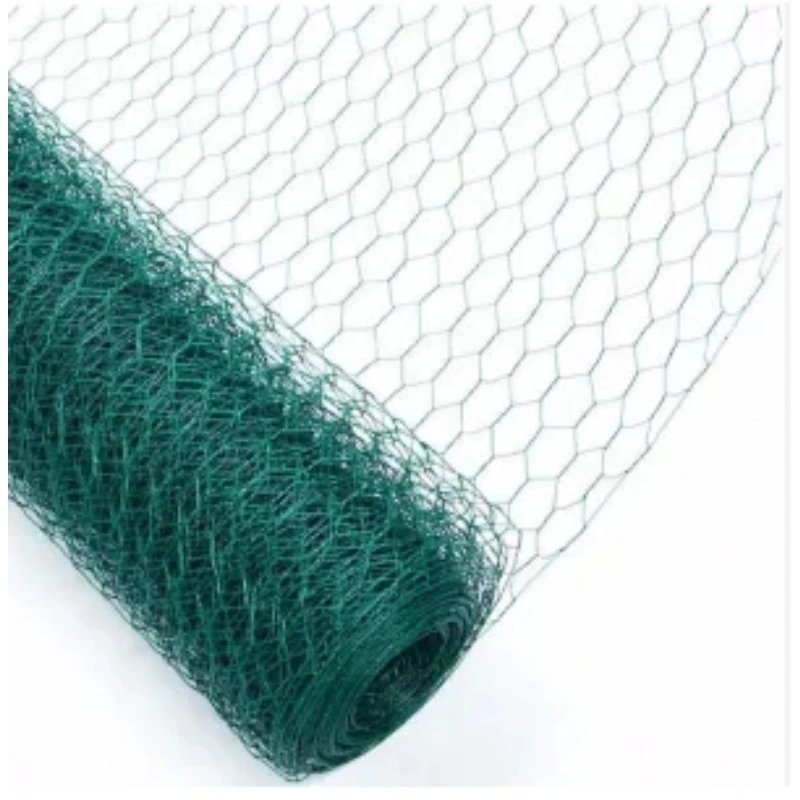 pvc chicken mesh price Hot Sale Galvanized 60 80mm Steel Cheap Chicken Netting Fence Farm Triple Twist PVC Coated Hexagonal Wire Mesh