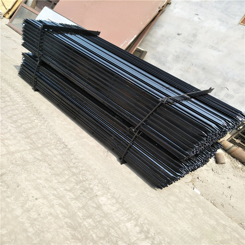 Y Shaped Star Picket Galvanized Steel Fence Post Y Post Black