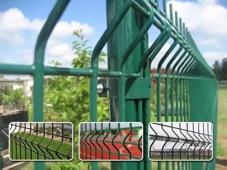 galvanized mesh panels Commercial Galvanized Steel 3D Curved Welded Wire Mesh Fence Playground Fence Panel