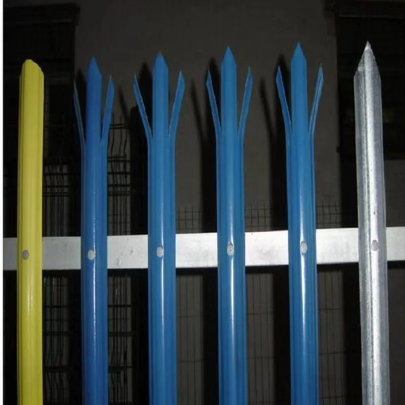 Metal Easily Assembled 6FT X 8FT Wrought Iron Fence Steel Picket Fence