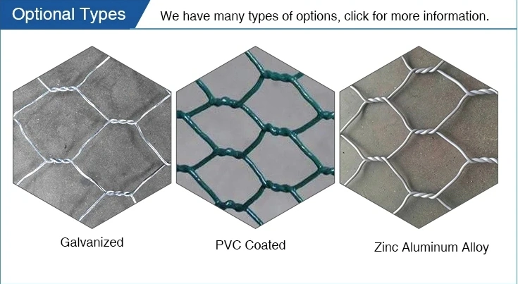 plastic chicken wire Hot Sale Galvanized 60 80mm Steel Cheap Chicken Netting Fence Farm Triple Twist PVC Coated Hexagonal Wire Mesh