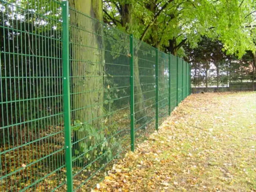 galvanized wire mesh panels Commercial Galvanized Steel 3D Curved Welded Wire Mesh Fence Playground Fence Panel
