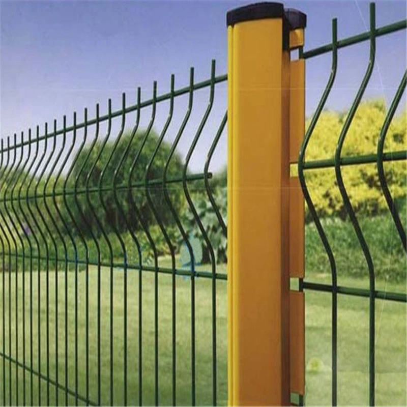 Peach Type Fence Post for V Fold Curved Wire Fence Panel