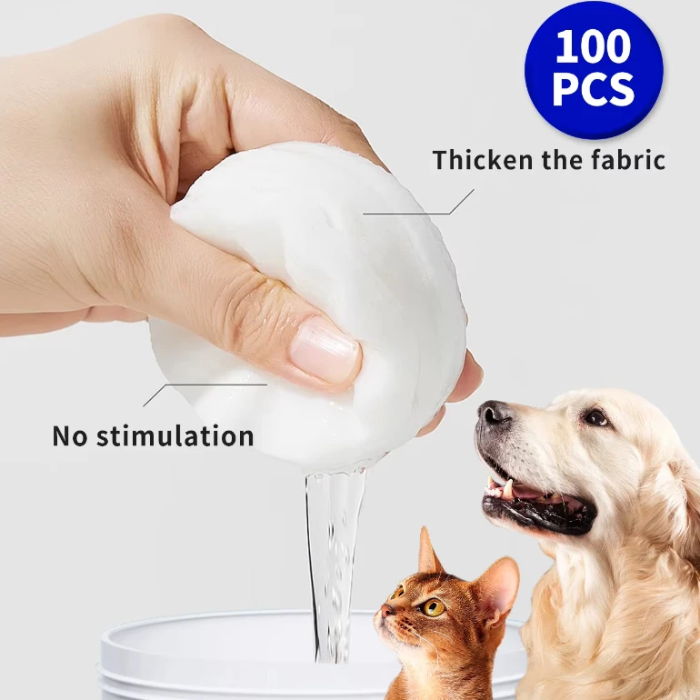 Pet Cleaning Gloves & Wipes