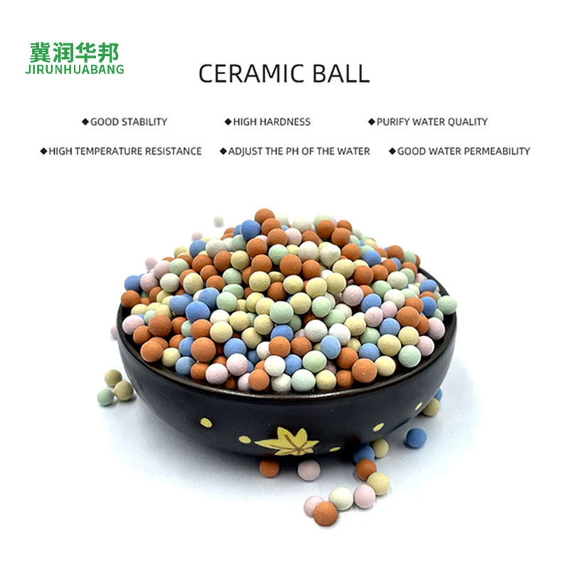 Runhuabang ceramic balls for water purification toy filling seat filling industrial materials