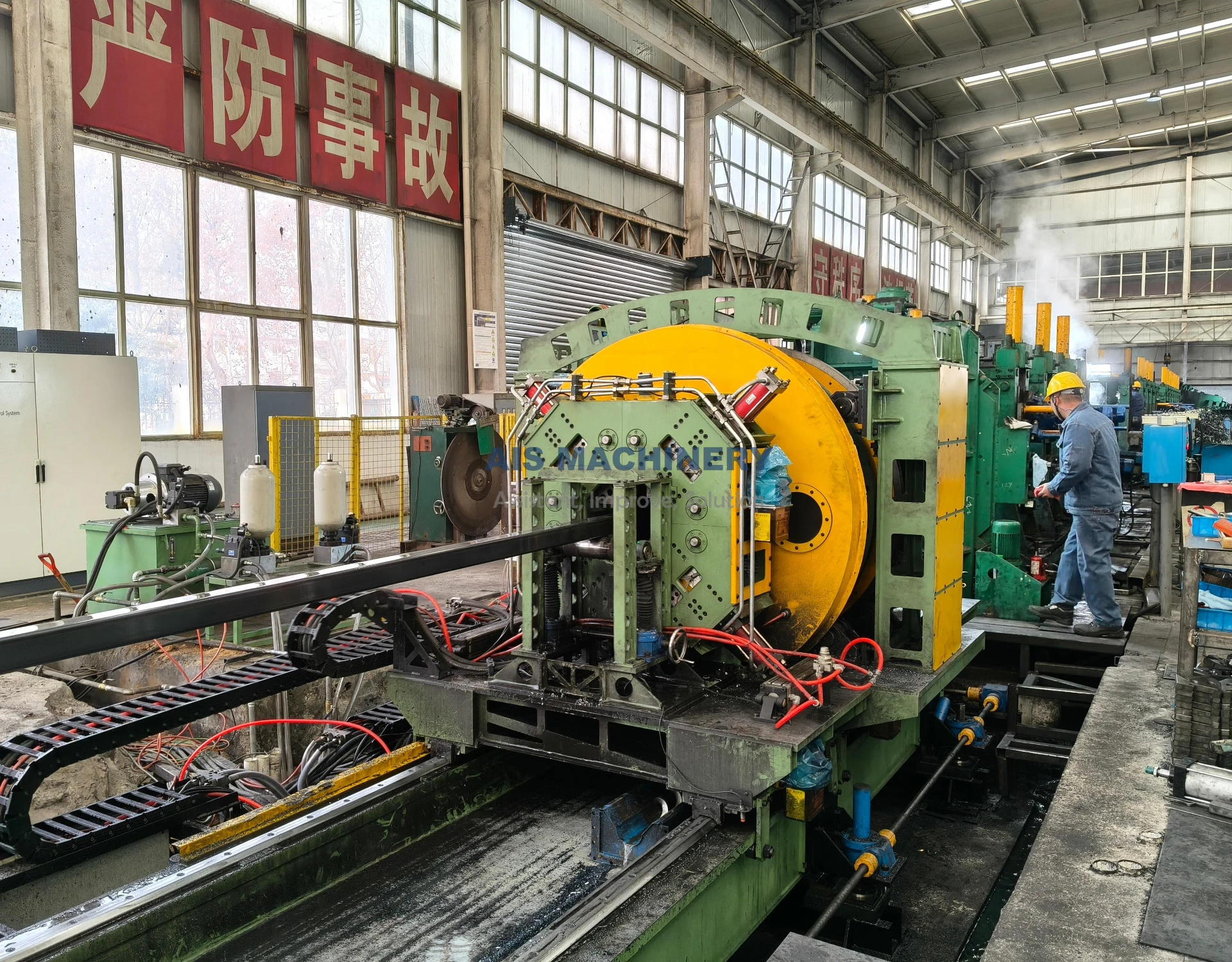 Milling Saw Cut-off System – Clean & Accurate Cutting for ERW Tubes