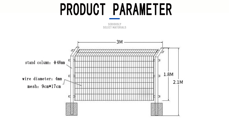 bilateral fence wire mesh galvanized chain link fence