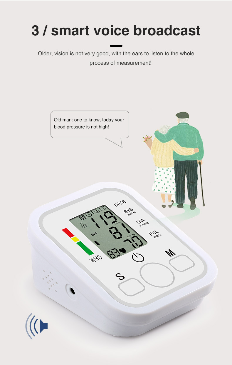 ORIENTMED automatic Digital Electronic blood pressure with USB line in stock