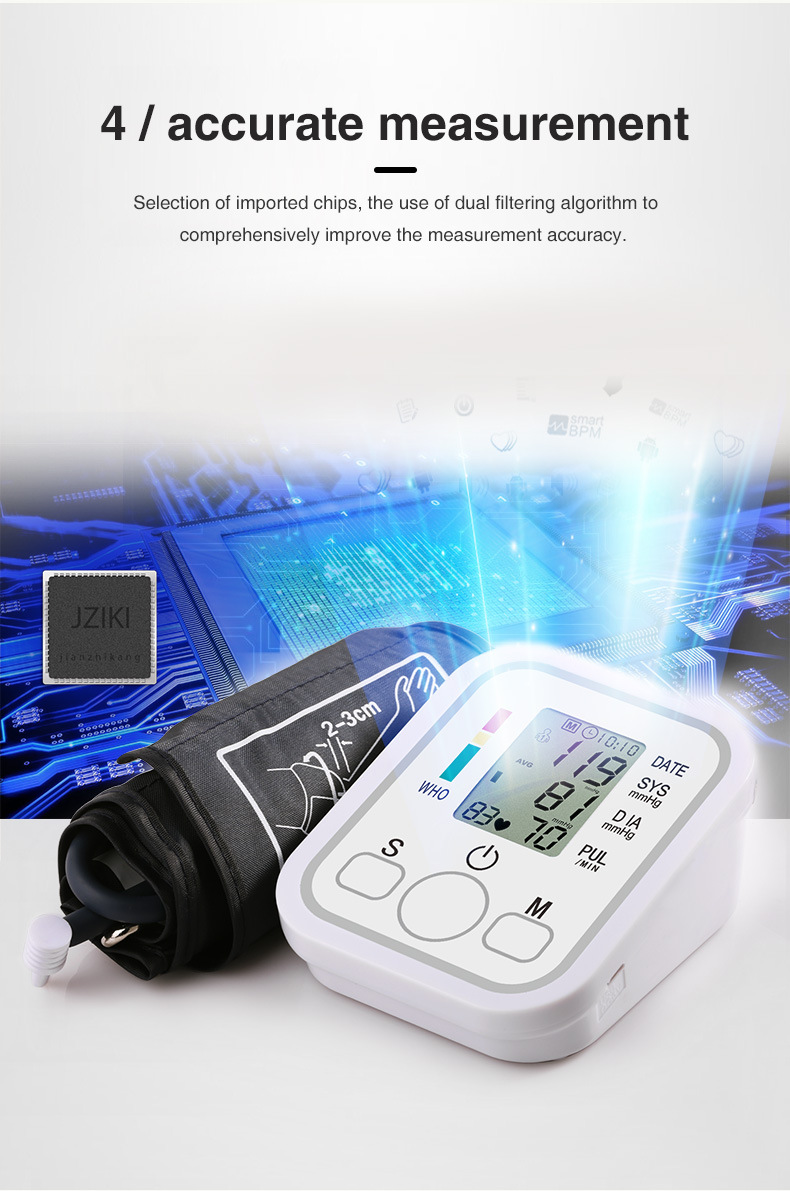ORIENTMED automatic Digital Electronic blood pressure with USB line in stock