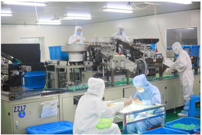 ORIENTMED finished its 1ml luer lock syringe production line ORIENTMED finished its 1ml luer lock syringe production line