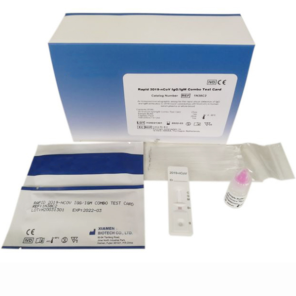 2019-nCoV IgG/IgM Combo Test Card