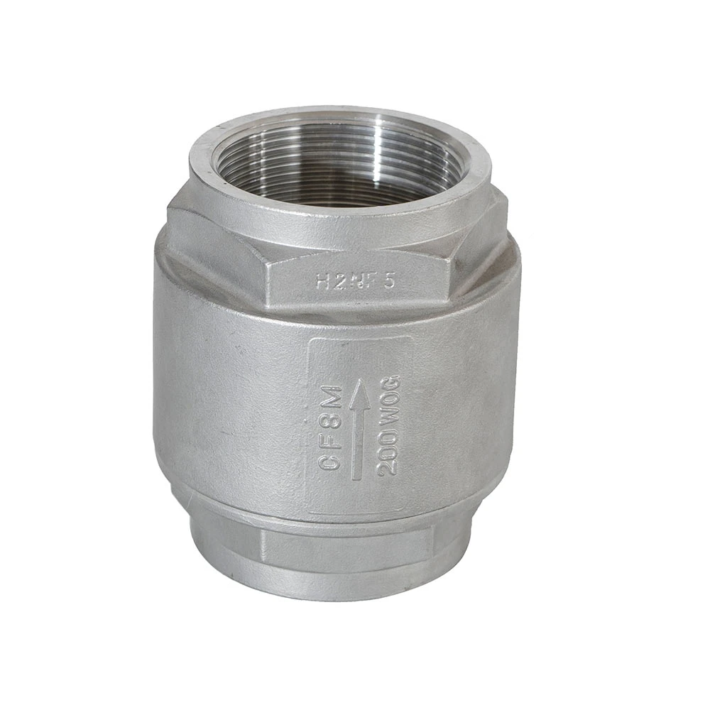 2 Pc Spring Vertical Check Valve