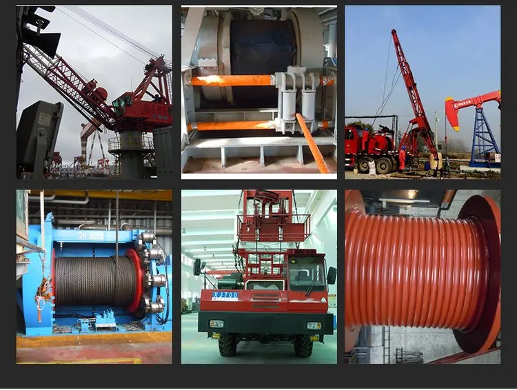 steel wire rope drum