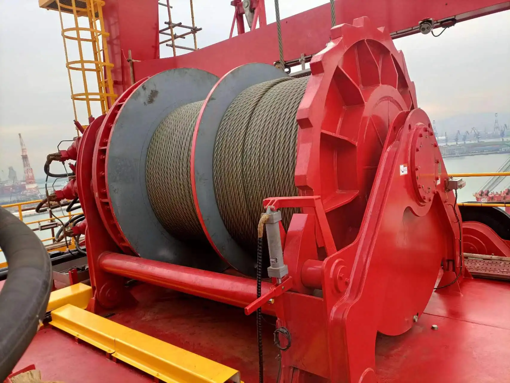 double drum electric winch