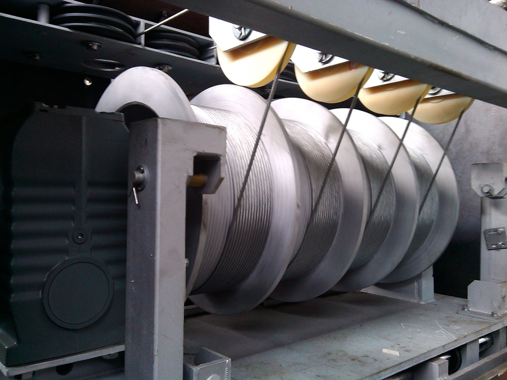 double drum winch for high mast double drum winch for high mast
