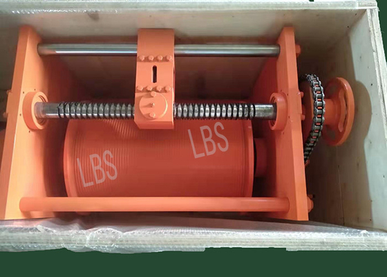 Winch 3 Tons (Drum) Steel Drum Winch Standard Anchor Winch With Spooling Device
