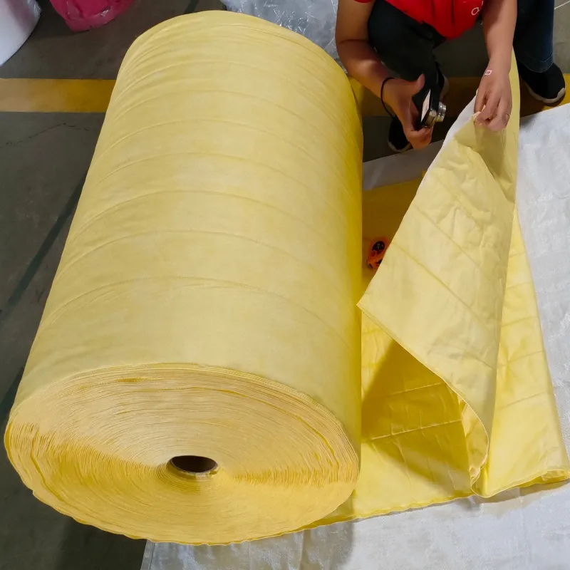 Ultrasonic synthetic meltblown pocket filter roll media1