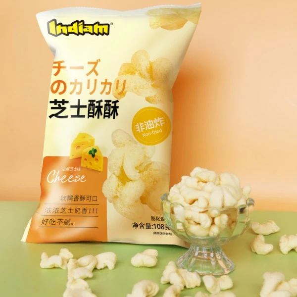 INDIAM brand sweet soft corn low calorie cheese flavor pupolar choice