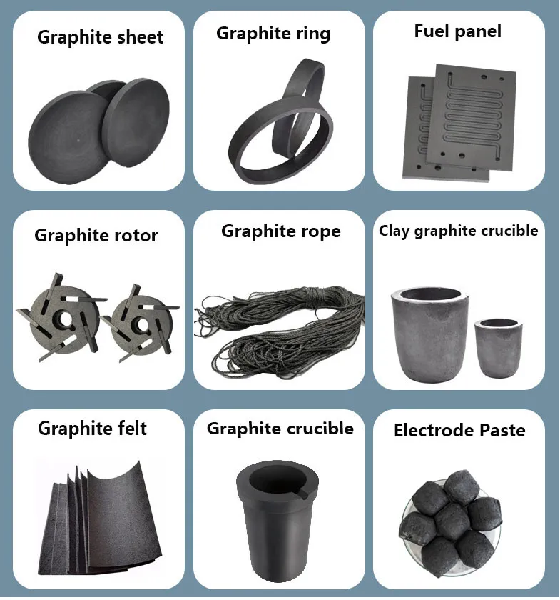 High Heat Conduction Graphite Crucible Custom Graphite Crucible for Gasify Aluminum