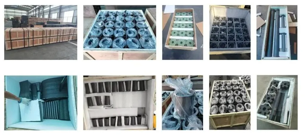 High Heat Conduction Graphite Crucible Custom Graphite Crucible for Gasify Aluminum