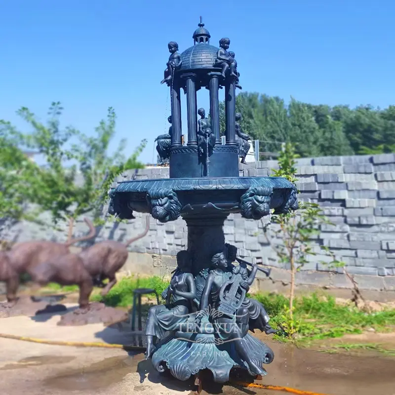 Crafting a Masterpiece: A Detailed Overview of Our Intricate Bronze Fountain Project