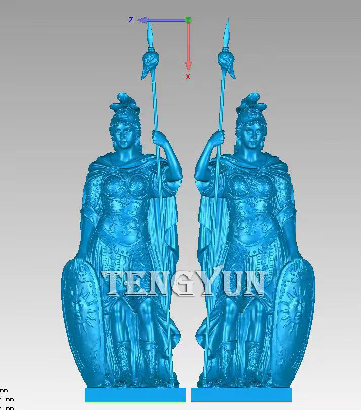 warrior statue