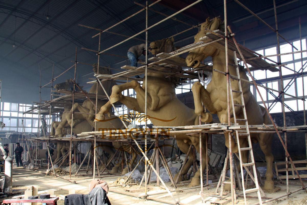 bronze horse mould