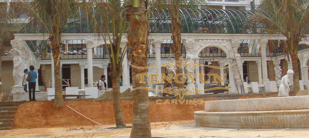 large size marble gazebo