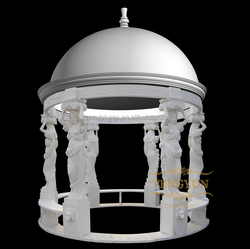 marble gazebo design-Tengyun Carving (2)