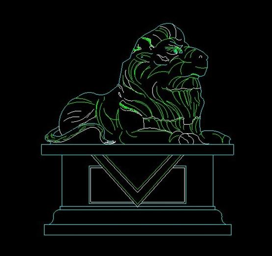 lion sculpture
