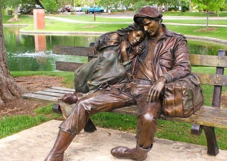 bronze love couple statues (4)