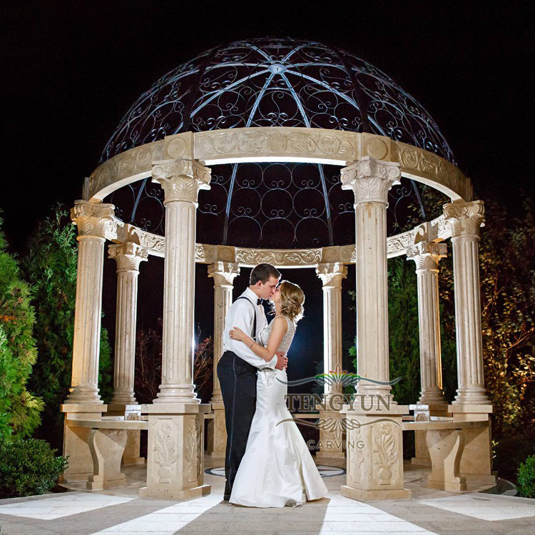 different kinds of marble gazebo