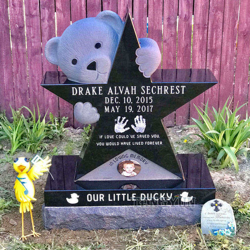 baby headstone granite cemetery tombstone (1)