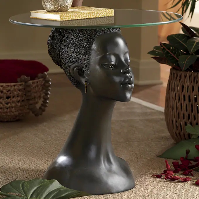 girl head table
