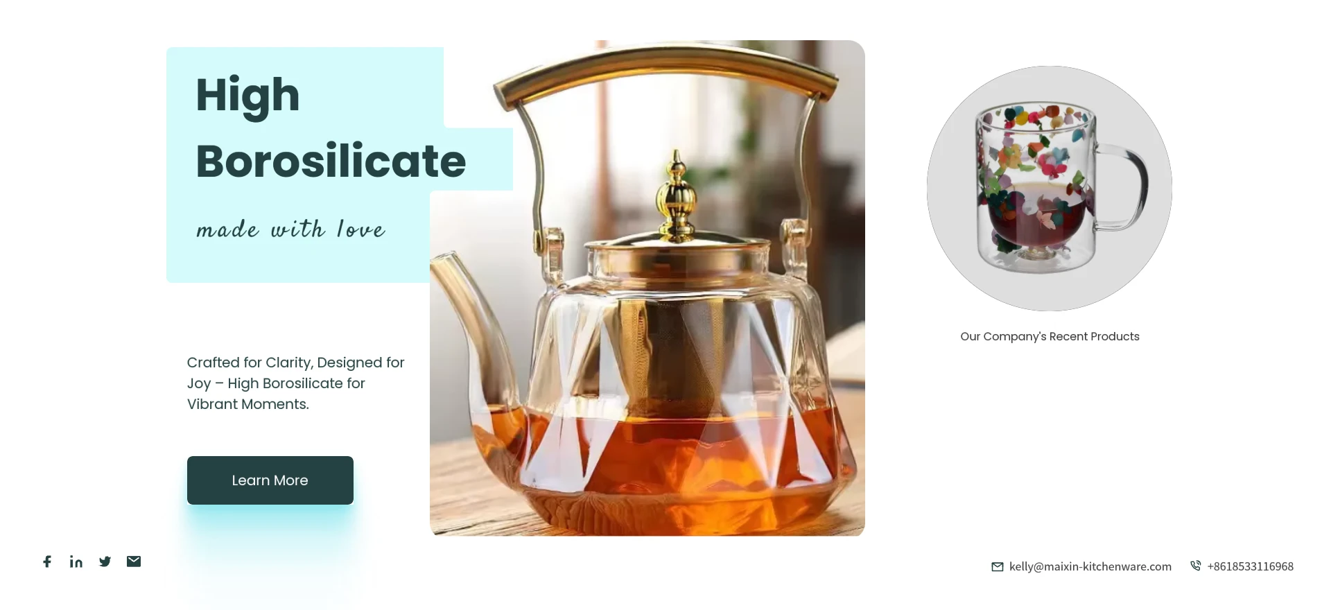 large glass mugs with handles
