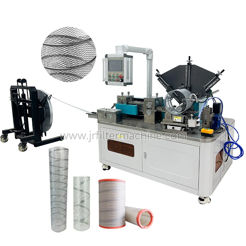 Full Automatic Expanded Metal Spiral Tube Making Machine