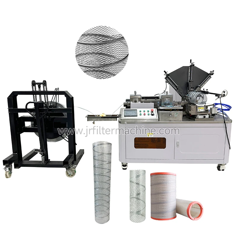 Full Automatic Expanded Metal Spiral Tube Making Machine