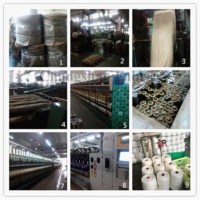 100% Organic Linen Yarn for Weaving in Natural Color 100% Organic Linen Yarn for Weaving in Natural Color